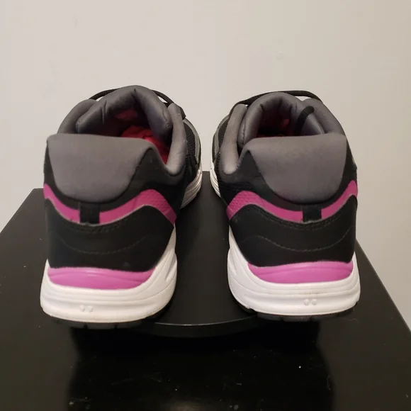 Ryka SKY WALK Walking Shoes Sneakers Black Pink Memory Foam Women's Size 8.5M - Picture 7 of 10